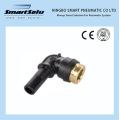 Male Branch Tee Swivel 372PTC Composite Brass Collect Pneumatic Push-in DOT Fittings